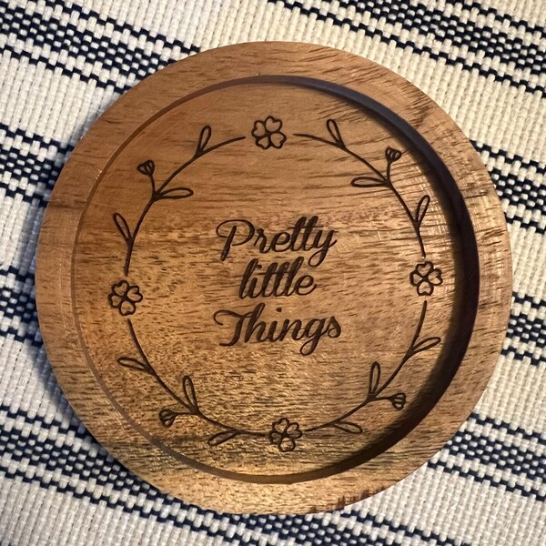 Pretty Little Things wooden tray