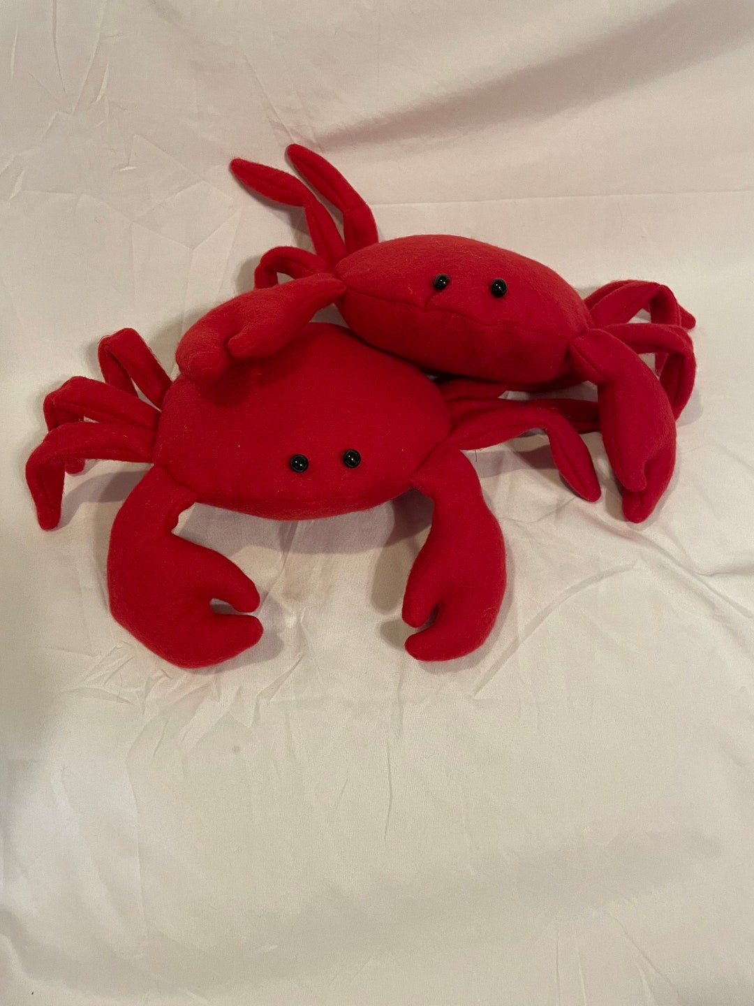 Stuffed Crab Plushie - Etsy