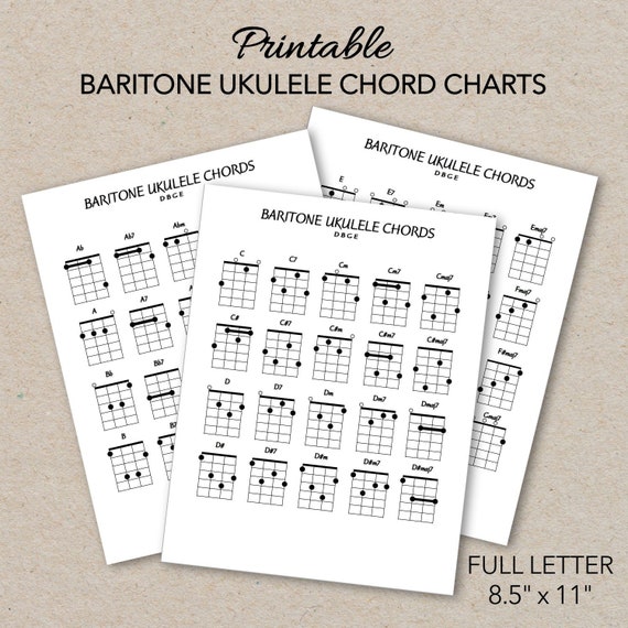 Baritone Uke Chord Chart