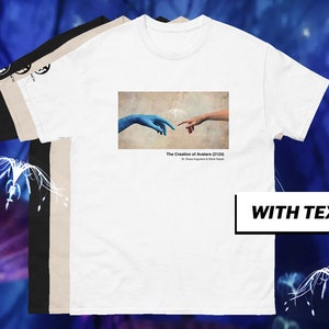 The Creation of Avatars Graphic T-shirt (met tekst)