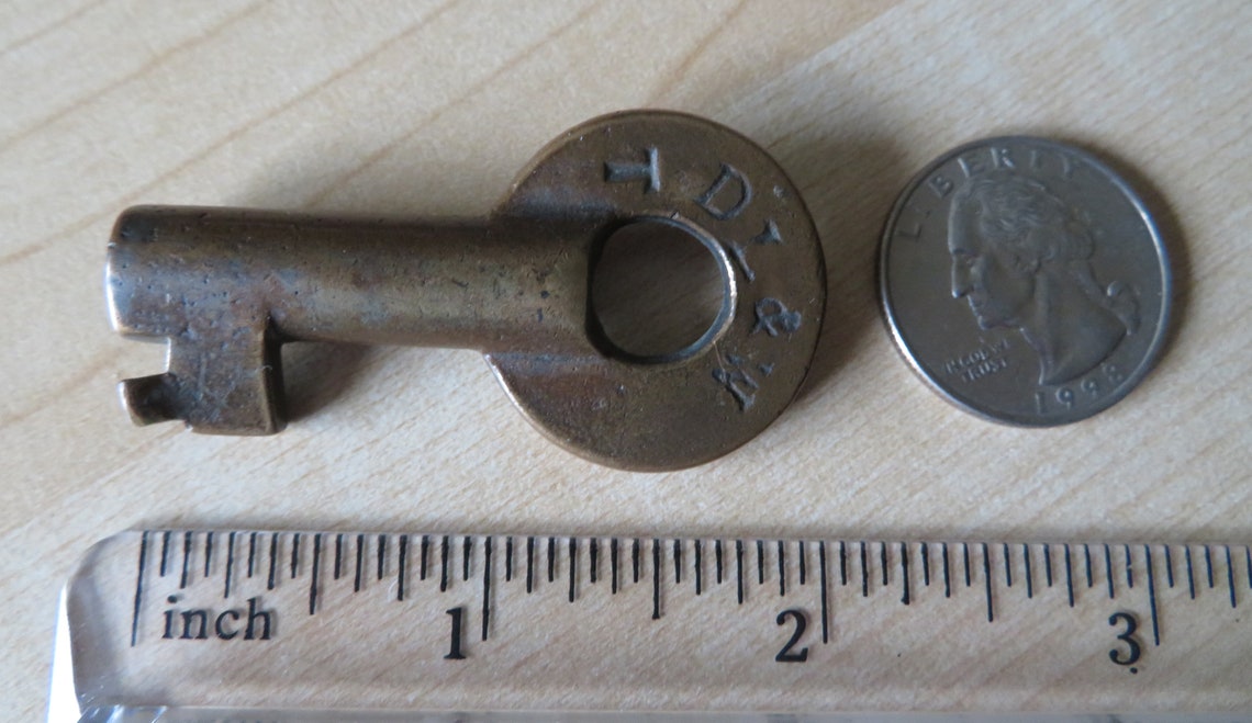 Vintage Railroad Switch Key From Delaware, Lackawanna & Western