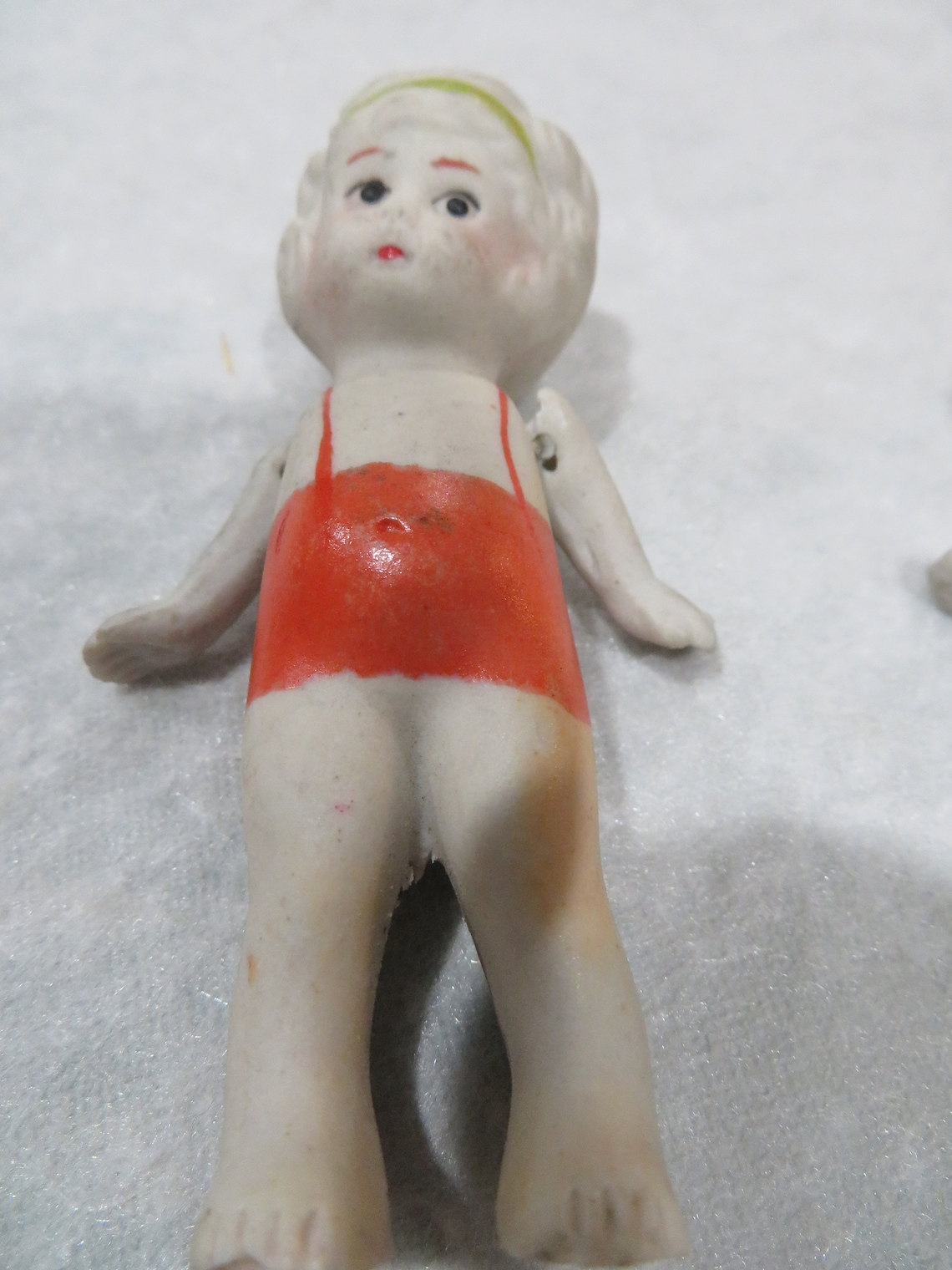 Japanese Bisque Dolls With Painted Bathing Suites Etsy