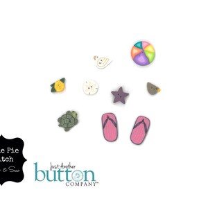 RAISE the ROOF DESIGNS "warm Water Wash With Button Embellishment Pack ...