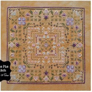 CAROLYN MANNING DESIGNS &quot;Spring Has Sprung&quot; Counted Cross Stitch Pattern~Traditional Floral Cross Stitch Pattern~Floral Embroidery~Garden