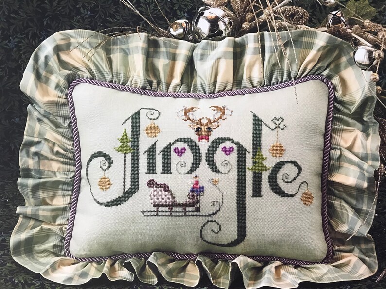 CRICKET COLLECTION Jingle Counted Cross Stitch | Etsy