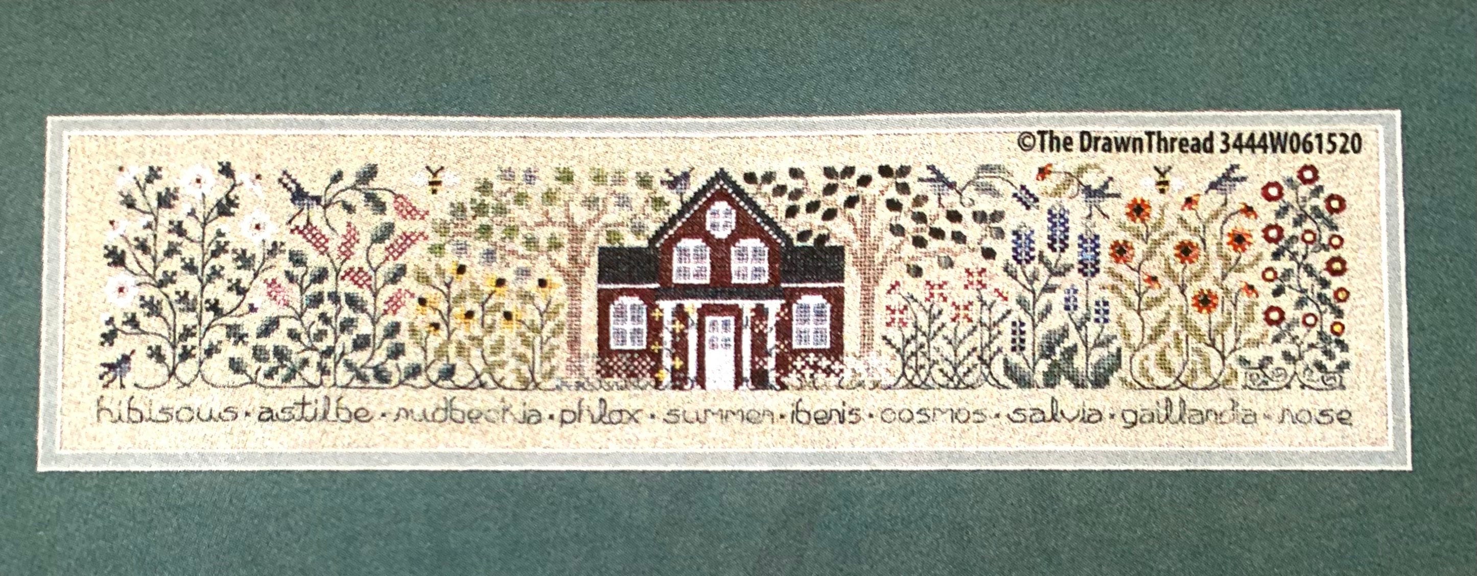 THE DRAWN THREAD the Summer Garden Counted Cross - Etsy