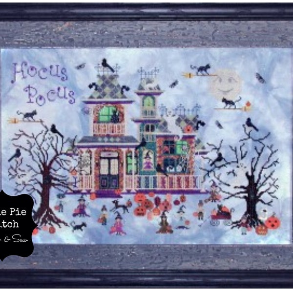 Haunted House Crossstitch - Etsy