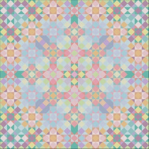 CAROLYN MANNING DESIGNS &quot;Opal&quot; Counted Cross Stitch Pattern~Opal Gemstone Cross Stitch Pattern~Shooting Star Quilt Block Embroidery