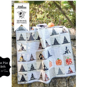 Quilt Pattern MELISSA MORNTENSON "Halloween Haberdashery" Multi Project Modern Quilt Block