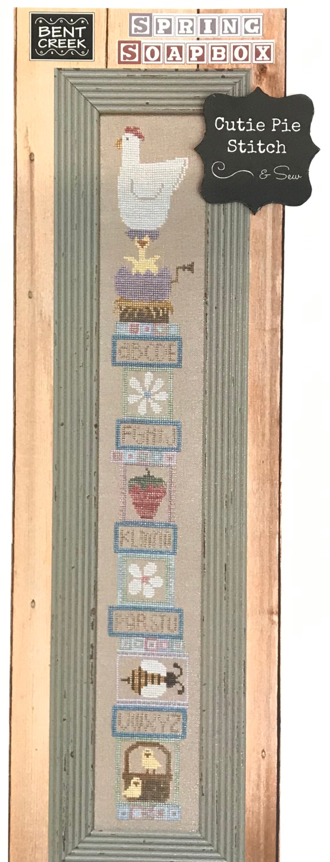 BENT CREEK spring Soapbox Counted Cross Stitch Pattern by Bent Creekspring Soapbox Cross