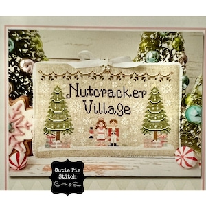CLEARANCE COUNTRY COTTAGE Needleworks "Nutcracker Village:  Clara & the Prince" Counted Cross Stitch Pattern~Christmas Nutcracker Ballet
