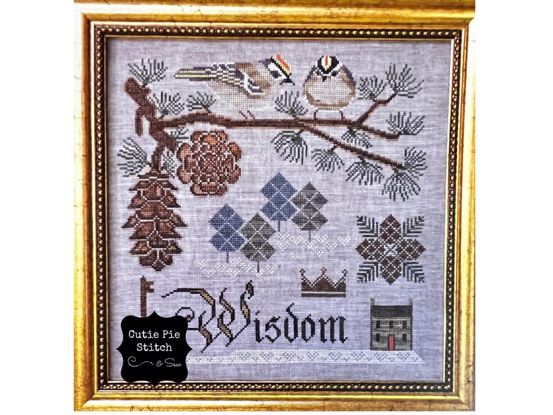 COTTAGE GARDEN SAMPLINGS winter Wisdom Counted Cross Stitch Pattern ...