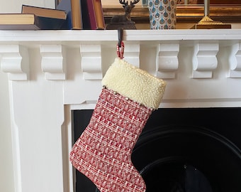 Red Christmas Stocking Winter Wonderland Red Christmas Stocking Classical Red Stockings