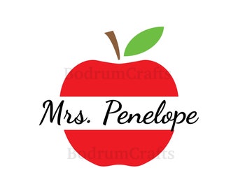 Download Custom Teacher Svg Etsy