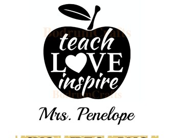 Download Teacher Tote Svg Etsy