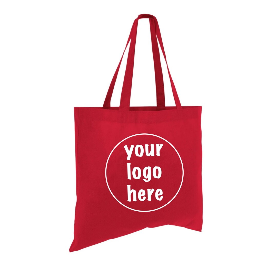 Custom Tote Bags in Bulk, Personalized Non Woven Bags With Business