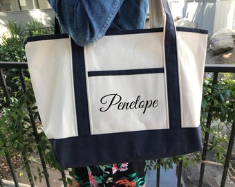 Custom Personalized Canvas Tote Bags for Women, Create Your Own Bags, Monogram Tote Bag, Wedding Bride Bridesmaid Gift Bags, Teacher Totes