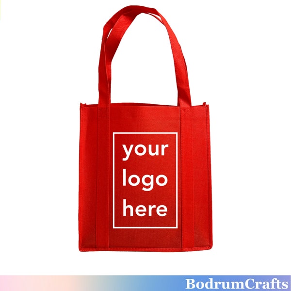 Promotional Tote Bags with Logo, Custom Printed Tote Bags in Bulk, Personalized Non Woven Bags, Customized Non-Woven Promotional Gifts