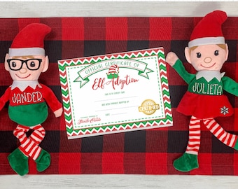 Personalized Christmas Elf- Christmas Decoration- Santa's elf personalized- Plush Christmas elves 2025