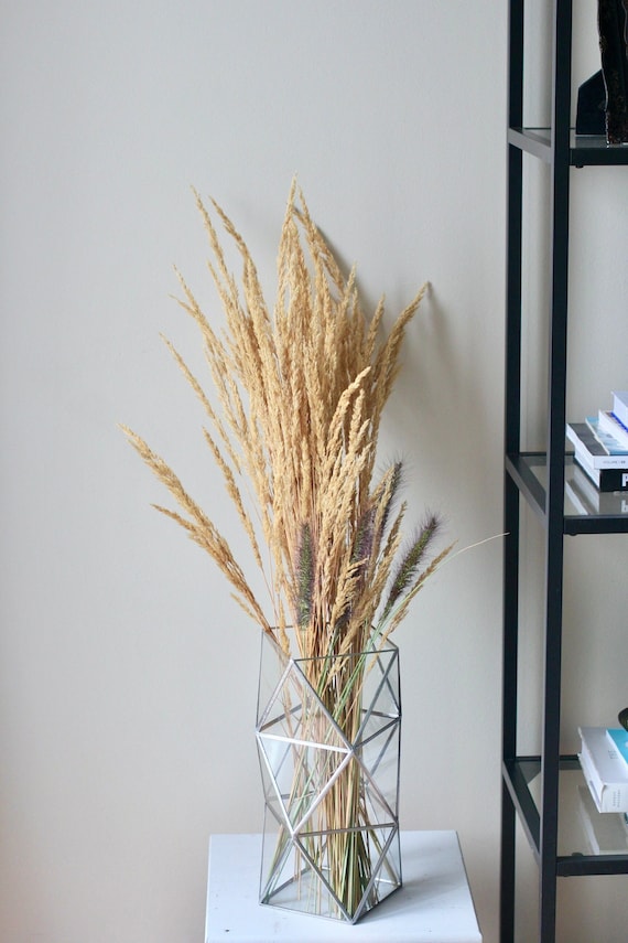 Unique holiday gift. Add Elegance to Your Space with our Handmade Glass Vase. Waterproof vase. Scandinavian decor. Unique Birthday gift