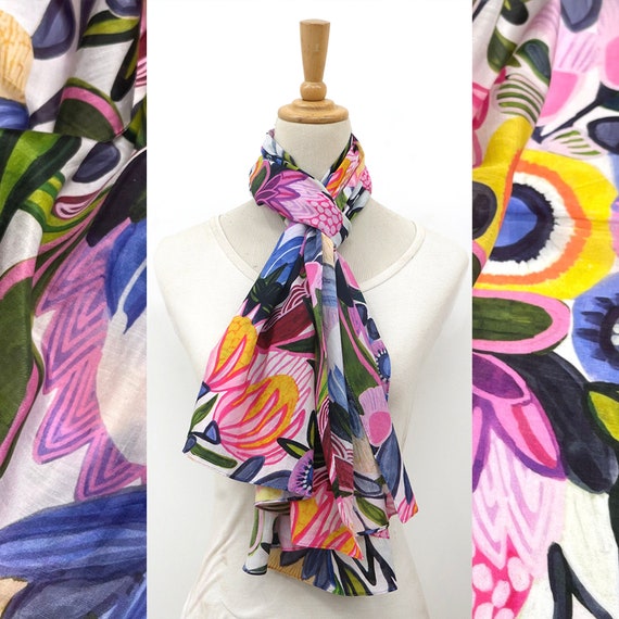 Womens' Designer Silk Scarves