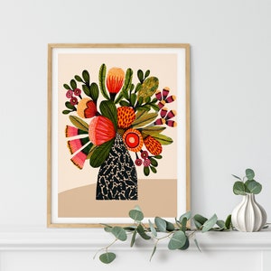 Australian Bush Flowers Art Print