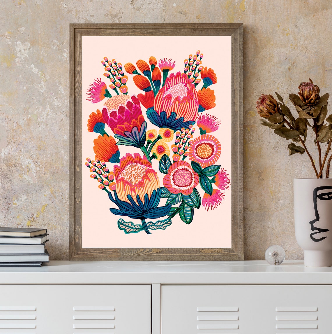 Botanical Wall Art Australian Flowers Wall Art Prints | Etsy