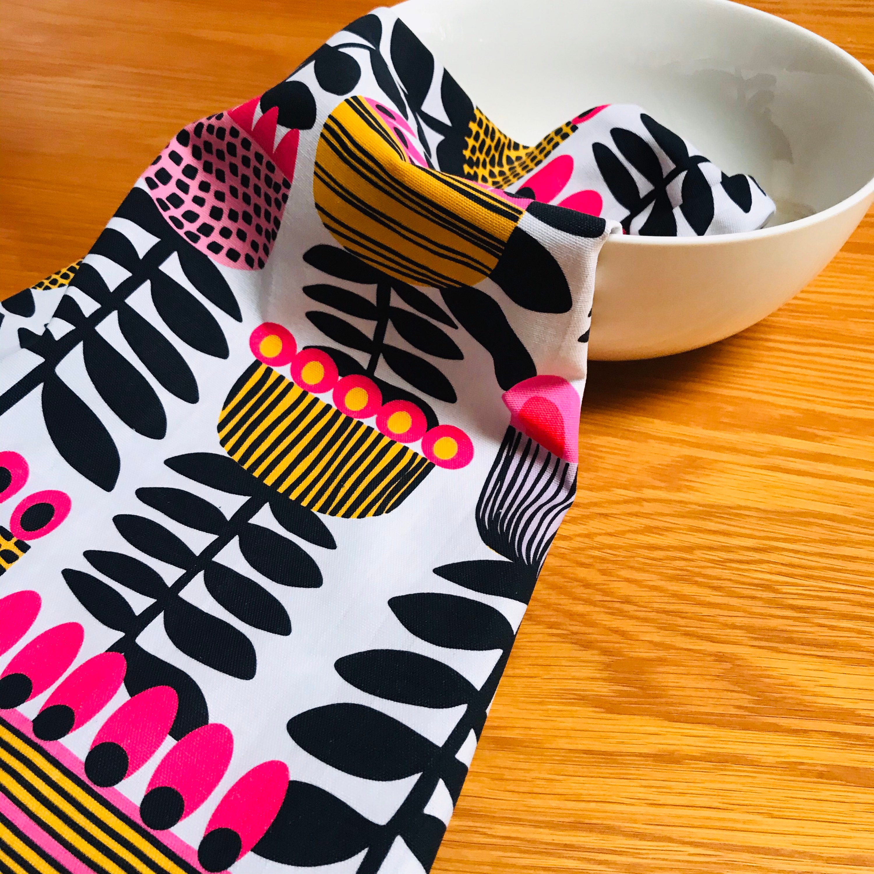 Tea Towel Mid Century Modern Kitchen Towel Kitchen Decor - Etsy