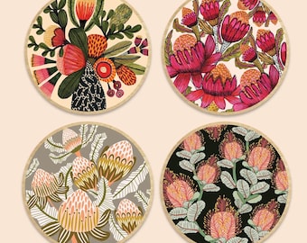 Aussie Native Flora Magnet Set, Australian Made
