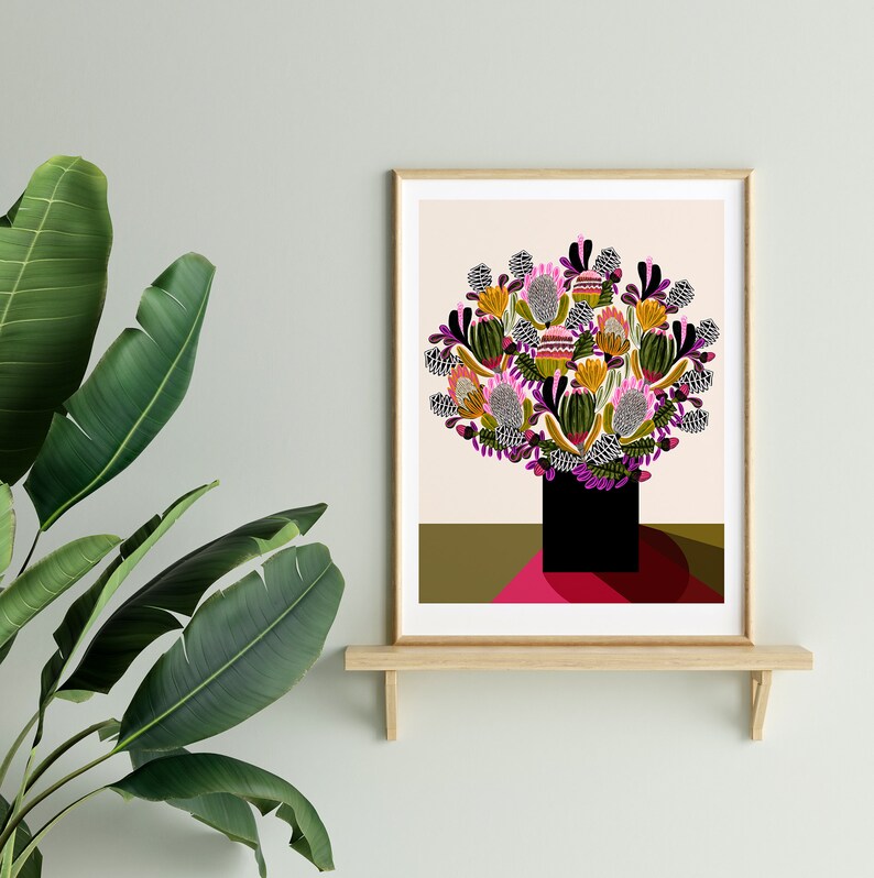 Australian Native Flowers Wall Art Botanical Prints Wall Etsy