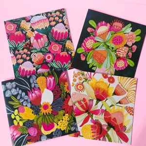 Australian Flowers Cards