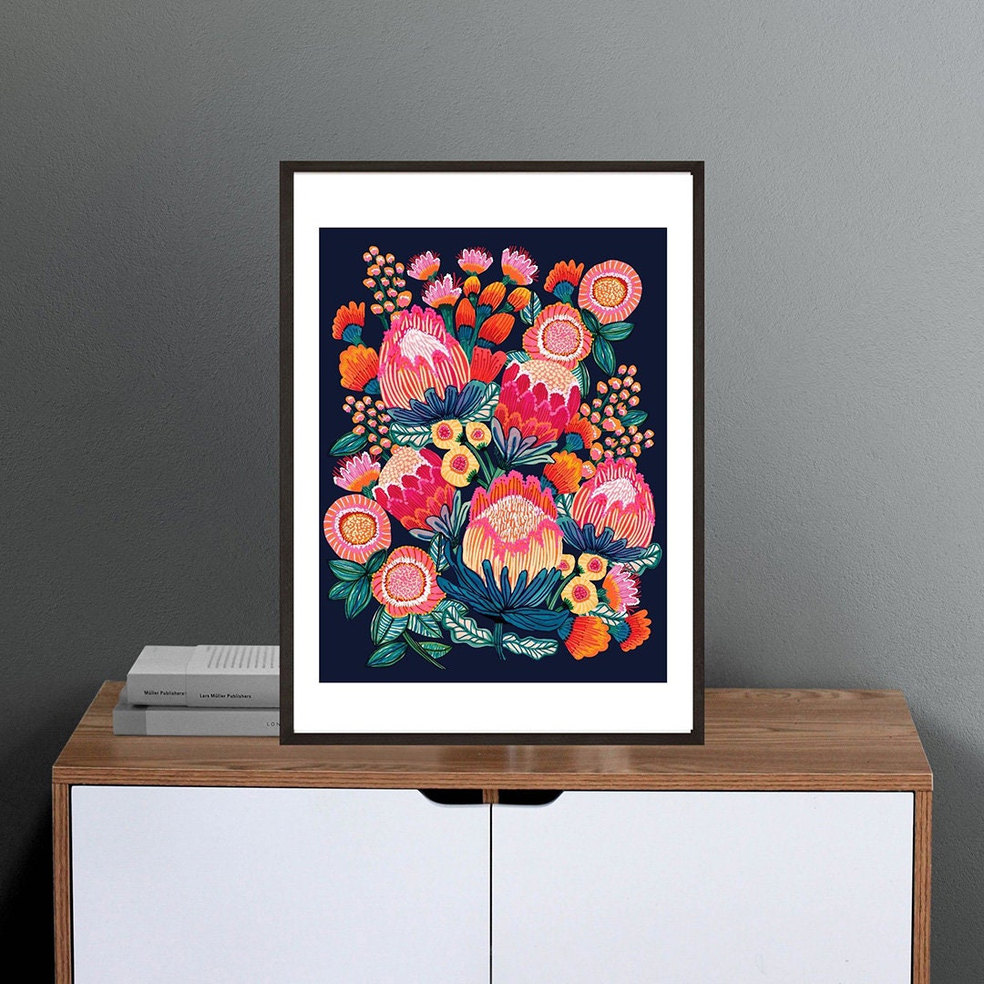 F10♡フラワー♡ブーゲンビリア♡インテリア♡絵♡絵画♡roxy F10