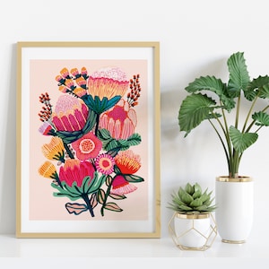 Flowers of Oz Botanical Art Print