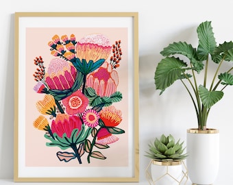 Flowers of Oz Botanical Art Print