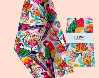 Rosella Paradise Tea Towel