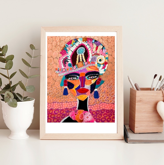 Empress Giclee Print, Female Power Art, Fantasy Portrait
