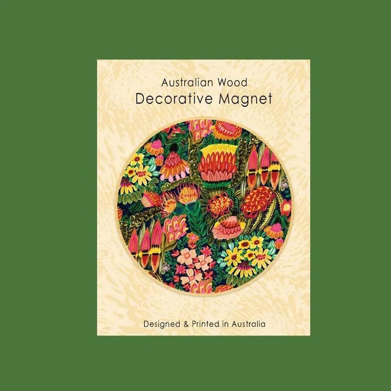 Grevillea Garden Magnet & Card Gift Set - Kirsten Katz