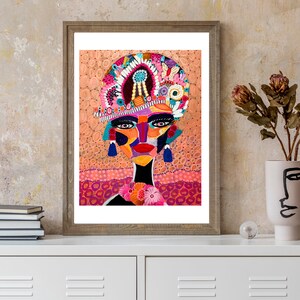 Stampa giclée dell'imperatrice, arte del potere femminile, ritratto fantasy immagine 9
