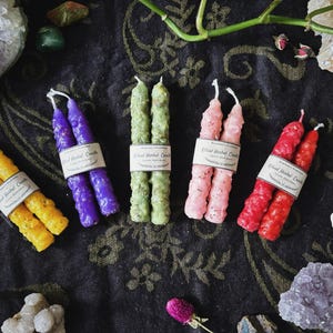 Set of Ritual Herbal Candles