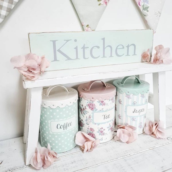 Kitchen Sign, Free Standing Sign, Shelf Sign, shabby chic sign