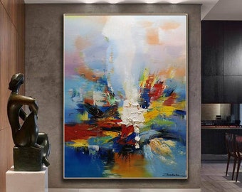 Large Abstract Art Etsy