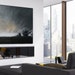 Shannon reviewed Original Gray Sky Abstract Painting, Large Sky Painting,Large Wall Art Abstract Oil Painting,Extra Black Abstract Painting Sofa Wall Art