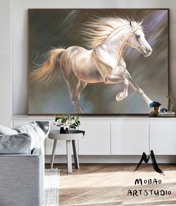 Horse oil painting online