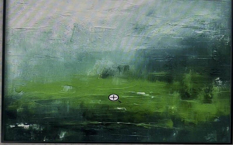Abstract Canvas Wall Art Set, Two Prints (24x18, Black Frames) image 11