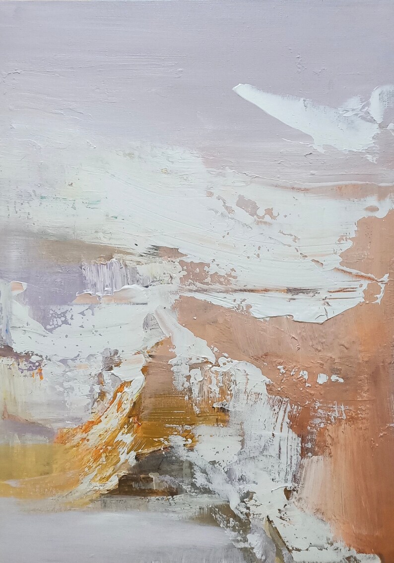 Large Abstract Paintingoriginal White Textured Abstract Art Etsy