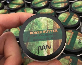 Board Butter! Board Wax! 100% Natural Canadian Beeswax & Food Grade Mineral Oil Mixture! 1 ounce Tins