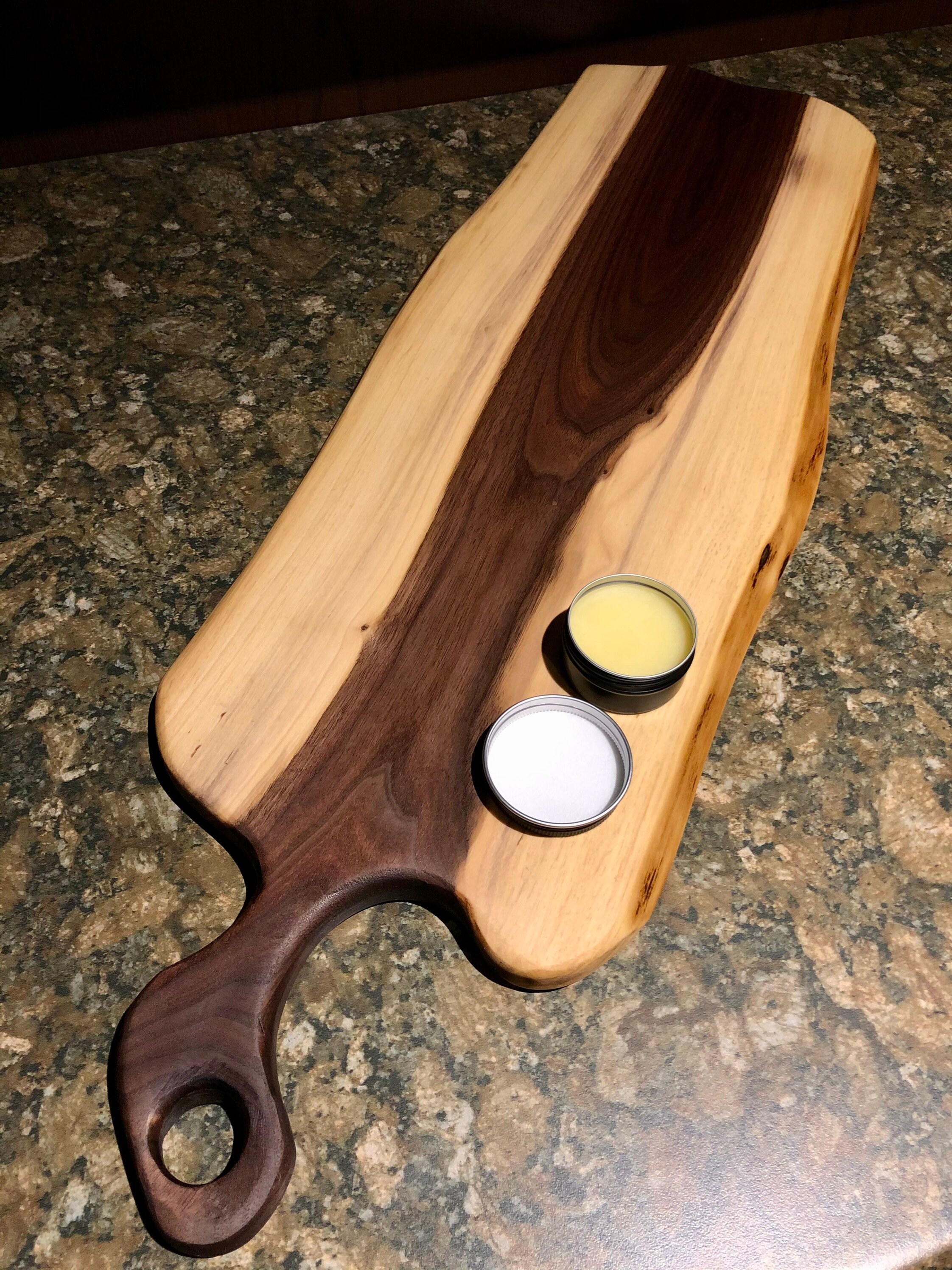 Board Butter Board Wax 100 Natural Canadian Beeswax & Food Grade Mineral Oil Mixture 1 Ounce