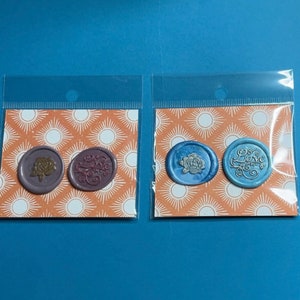 ¡Sellos de cera prefabricados para cartas, invitaciones, decoración, etc.!