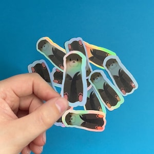Holographic Animal Vinyl Stickers