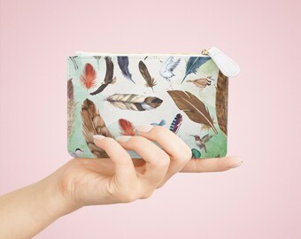 Flock of Feathers  Mini Clutch Bag